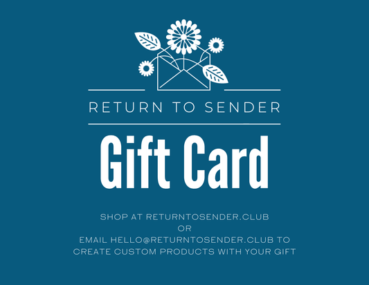 Return to Sender Gift Card